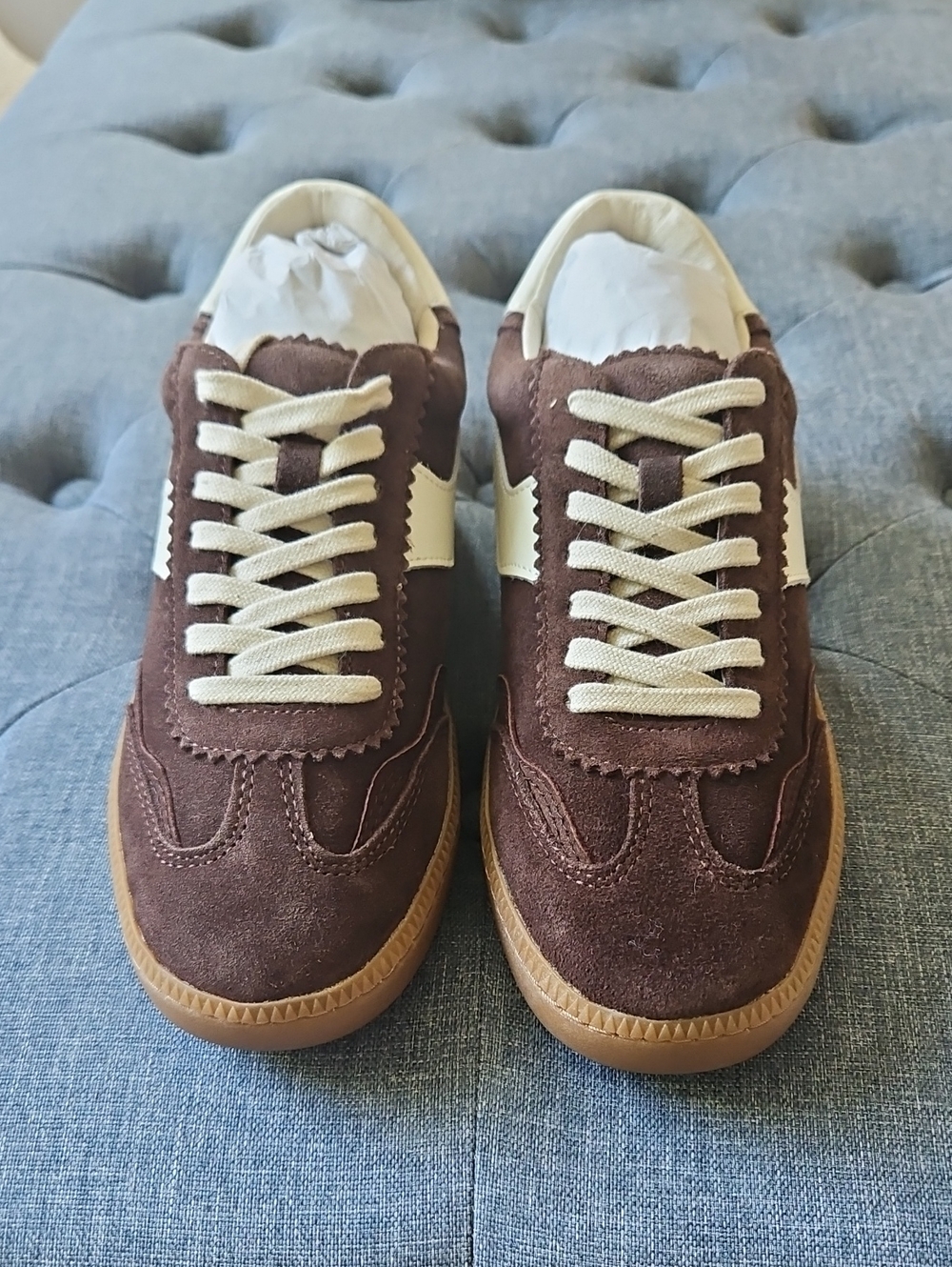 NWT Dolce Vita // Notice Brown Suede Sneaker - Picture 2 of 4